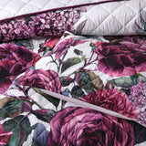 NNEDSZ Bianca Abigail Berry Floral Printed Quilted Bedspread Set Super King