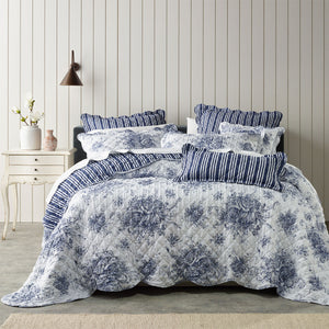 NNEDSZ Bianca Amorette Blue Polyester Bedspread Set Double