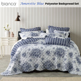 NNEDSZ Bianca Amorette Blue Polyester Bedspread Set Double
