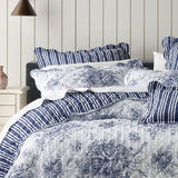 NNEDSZ Bianca Amorette Blue Polyester Bedspread Set Double