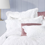 NNEDSZ Bianca Elegance Cordelia White Bedspread Set King