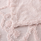 NNEDSZ Bianca Ella Blush Cotton Chenille Floral Bedspread Set Queen