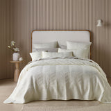 NNEDSZ Kamala Cream Embossed Bedspread Set Super King