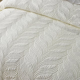 NNEDSZ Kamala Cream Embossed Bedspread Set Super King