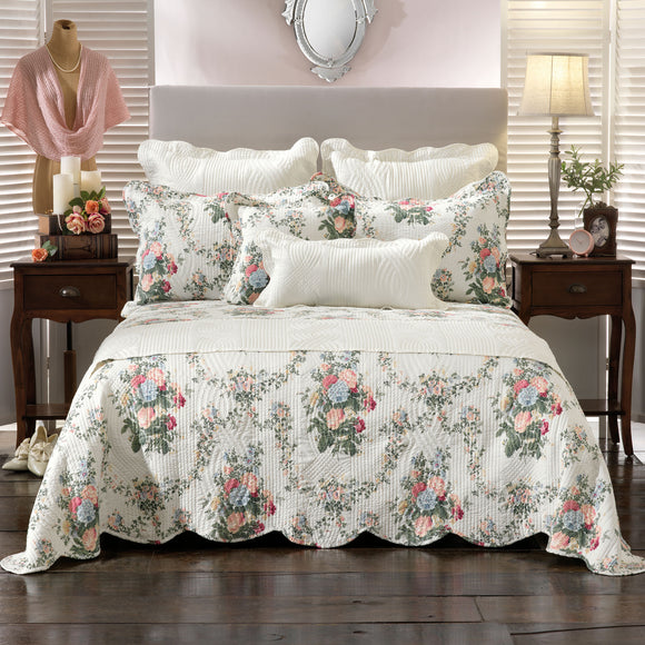 NNEDSZ Bianca Rosedale Multi Bedspread Set King Single