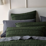 NNEDSZ Vienna Green Textured Bedspread Set Double