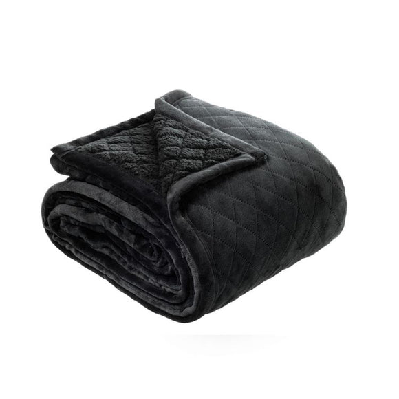 NNEDSZ Bianca Mansfield Blanket Charcoal Single/Double