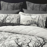 NNEDSZ Bianca Boscage Black Forest Printed Quilted Polyester Coverlet Set Queen/King