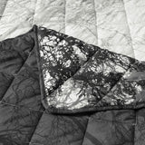 NNEDSZ Bianca Boscage Black Forest Printed Quilted Polyester Coverlet Set Queen/King