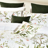 NNEDSZ Bianca Corymbia White Floral Printed Quilted Polyester Coverlet Set Single/Double
