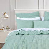 NNEDSZ Bianca Cressida Sage Cotton Polyester Coverlet Set Queen/King
