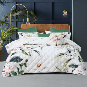 NNEDSZ Bianca Indi White Polyester Coverlet Set Super King