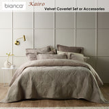 NNEDSZ Bianca Kairo Taupe Coverlet Set Queen/King