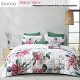 NNEDSZ Nikita White Polyester Coverlet Set Super King