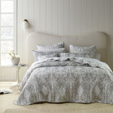NNEDSZ Olivia Grey Polyester Cotton Coverlet Set Queen/King