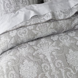 NNEDSZ Olivia Grey Polyester Cotton Coverlet Set Super King