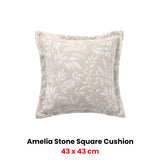 NNEDSZ Bianca Ameila Stone Square Filled Cushion 43 x 43cm
