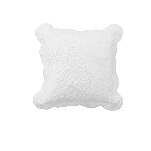 NNEDSZ Bianca Elegance Cordelia White Square Cushion
