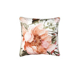 NNEDSZ Bianca Eliana White Velvet Square Filled Cushion 43 x 43cm