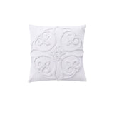NNEDSZ Bianca Ella White Square Filled Cushion 43 x 43cm