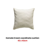 NNEDSZ Kamala Cream Coordinate Square Filled Cushion