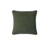 NNEDSZ Bianca Lester Olive Velvet Square Filled Cushion 43 x 43cm