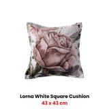 NNEDSZ Bianca Lorna White Square Filled Cushion 43 x 43cm