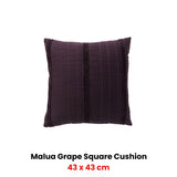 NNEDSZ Bianca Malua Grape Velet Square Filled Cushion 43 x 43cm