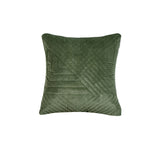 NNEDSZ Bianca Navarro Olive Velet Square Filled Cushion 43 x 43cm