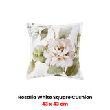NNEDSZ Bianca Rosalia White Square Filled Cushion 43 x 43cm