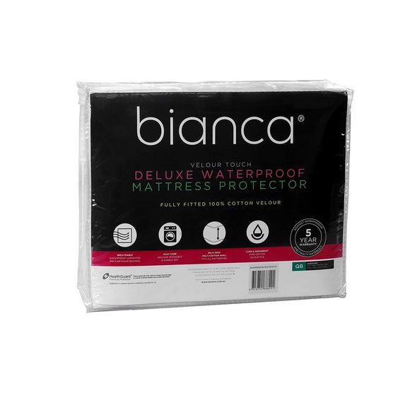 NNEDSZ Bianca Deluxe Waterproof Mattress Protector Super King