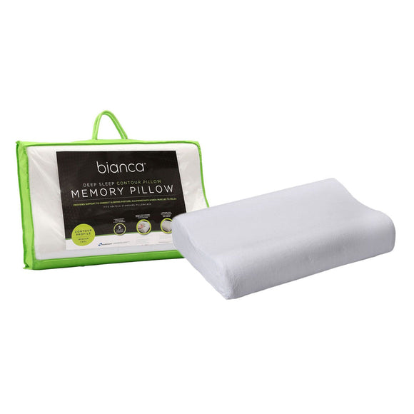 NNEDSZ Bianca Memory Foam Contoured Profile Pillow