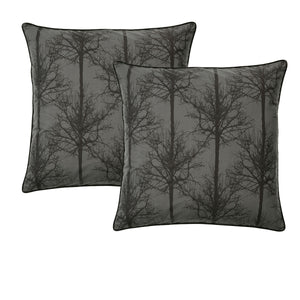 NNEDSZ Pair of Alpine Stag Taupe European Pillowcases