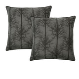 NNEDSZ Pair of Alpine Stag Taupe European Pillowcases