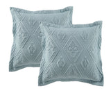 NNEDSZ Pair of Aspen Sky Blue European Pillowcases