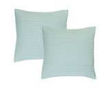 NNEDSZ Bianca Pair of Cressida Sage European Pillowcases 65 x 65cm