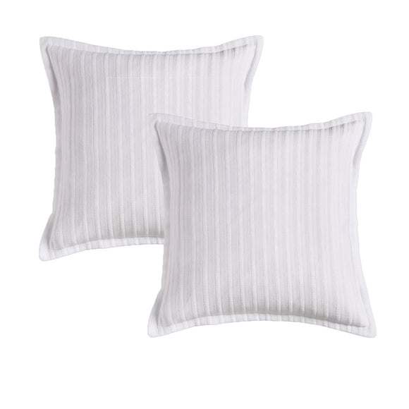 NNEDSZ Bianca Pair of Evora White European Pillowcases