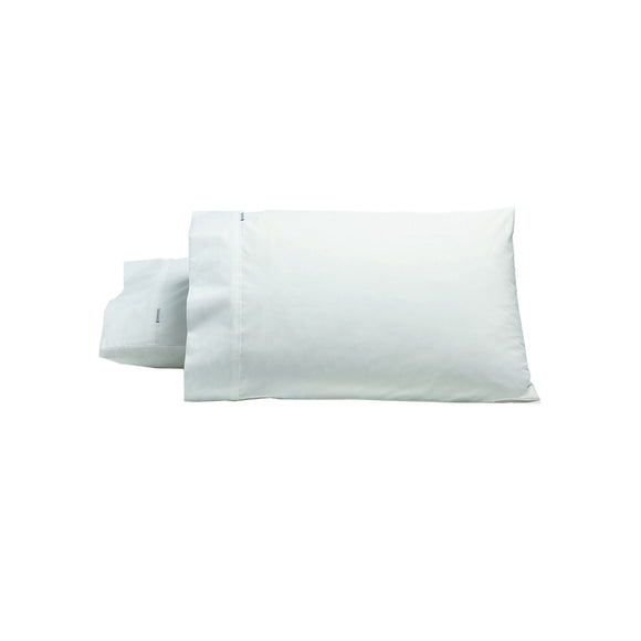 NNEDSZ Bianca Pair of Heston Cotton Percale Standard Pillowcases White