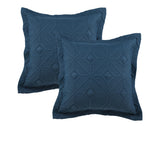 NNEDSZ Pair of Kazimir Navy European Pillowcases
