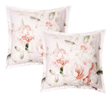 NNEDSZ Bianca Pair of Layla White European Pillowcases 65 x 65cm