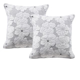 NNEDSZ Pair of Leona White European Pillowcases