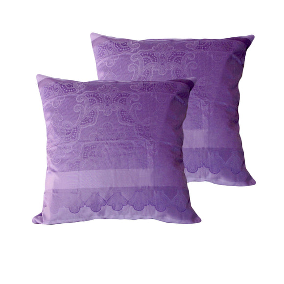 NNEDSZ Bianca Pair of European Pillowcases Trendon Purple 65 x 65 cm