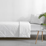 NNEDSZ 250GSM Natural Sleep Bamboo Summer Quilt Double