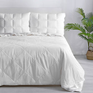 NNEDSZ 250GSM Natural Sleep Bamboo Summer Quilt Single