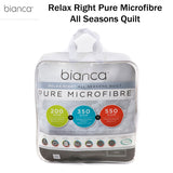 NNEDSZ Bianca Pure Microfibre All Seasons Quilt Single