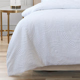 NNEDSZ Bianca Byron White Quilt Cover Set Queen