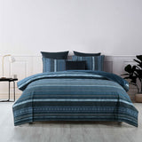 NNEDSZ Bianca Como Teal Quilt Cover Set Super King