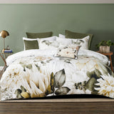 NNEDSZ White Cotton Sateen Quilt Cover Set Double