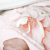 NNEDSZ Bianca Layla White Floral Printed Cotton Sateen Quilt Cover Set King