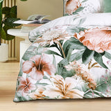 NNEDSZ Bianca Sariya White Cotton Sateen Quilt Cover Set Queen